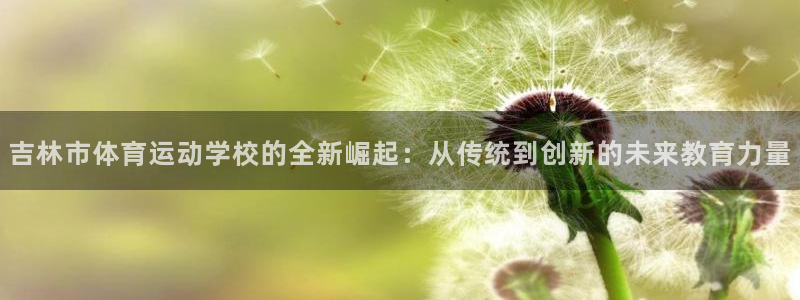 意昂体育4：吉林市体育运动学校的全新崛起：从传统到创新的未来教育力量