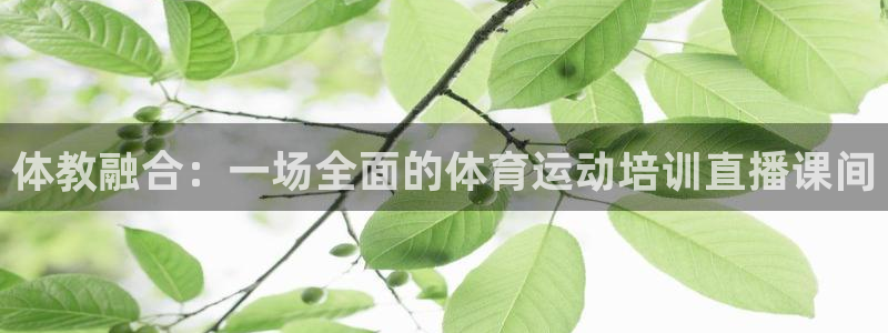 意昂3体育注册平台：体教融合：一场全面的体育运动培训直播课间